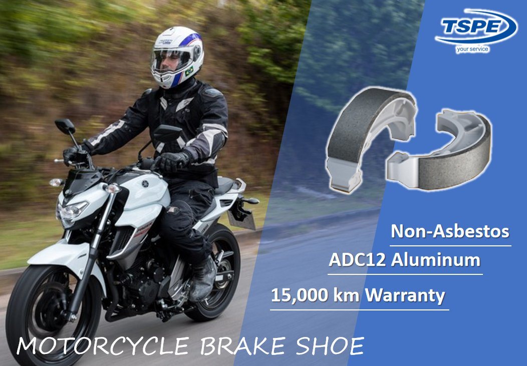 YAMAHA Brake Shoe Motorcycle Parts for Ybr125/Xtz125/Xv250/Virago